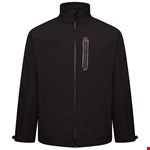 KAM Soft Shell Panelled Jacket - black